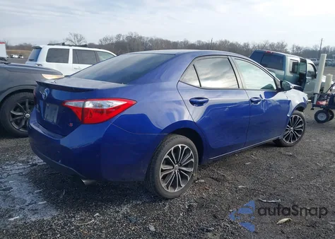 2015 Toyota Corolla S Plus из США, поврежденный, VIN 2T1BURHE5FC251659